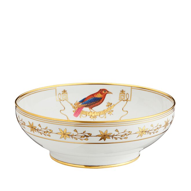 Ginori 1735 Voliere Salad Bowl, Tangara du Canada
