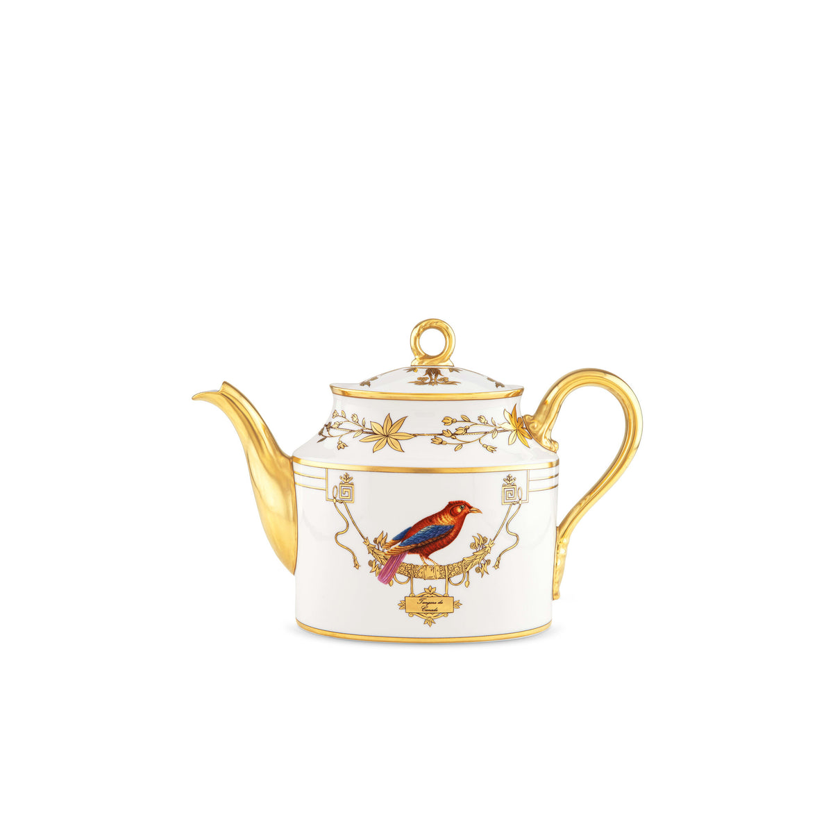 Ginori 1735 Voliere Teapot, Tangara du Canada