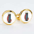 Halcyon Days 1920's Golfers Bag Cufflinks