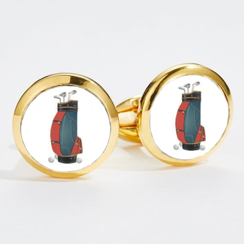 Halcyon Days 1920's Golfers Bag Cufflinks