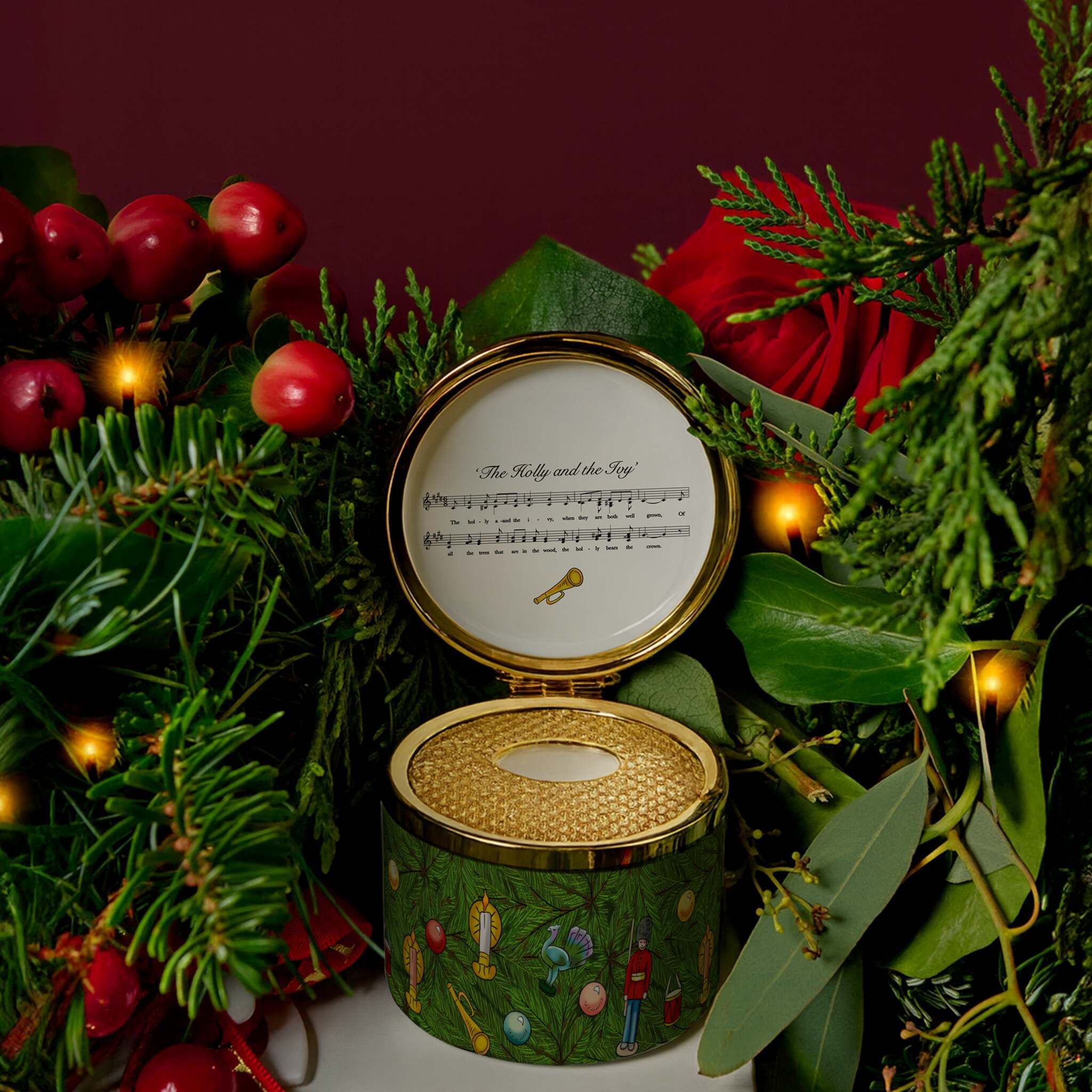 Halcyon Days 2025 Christmas Musical Box - the Wonder of Christmas