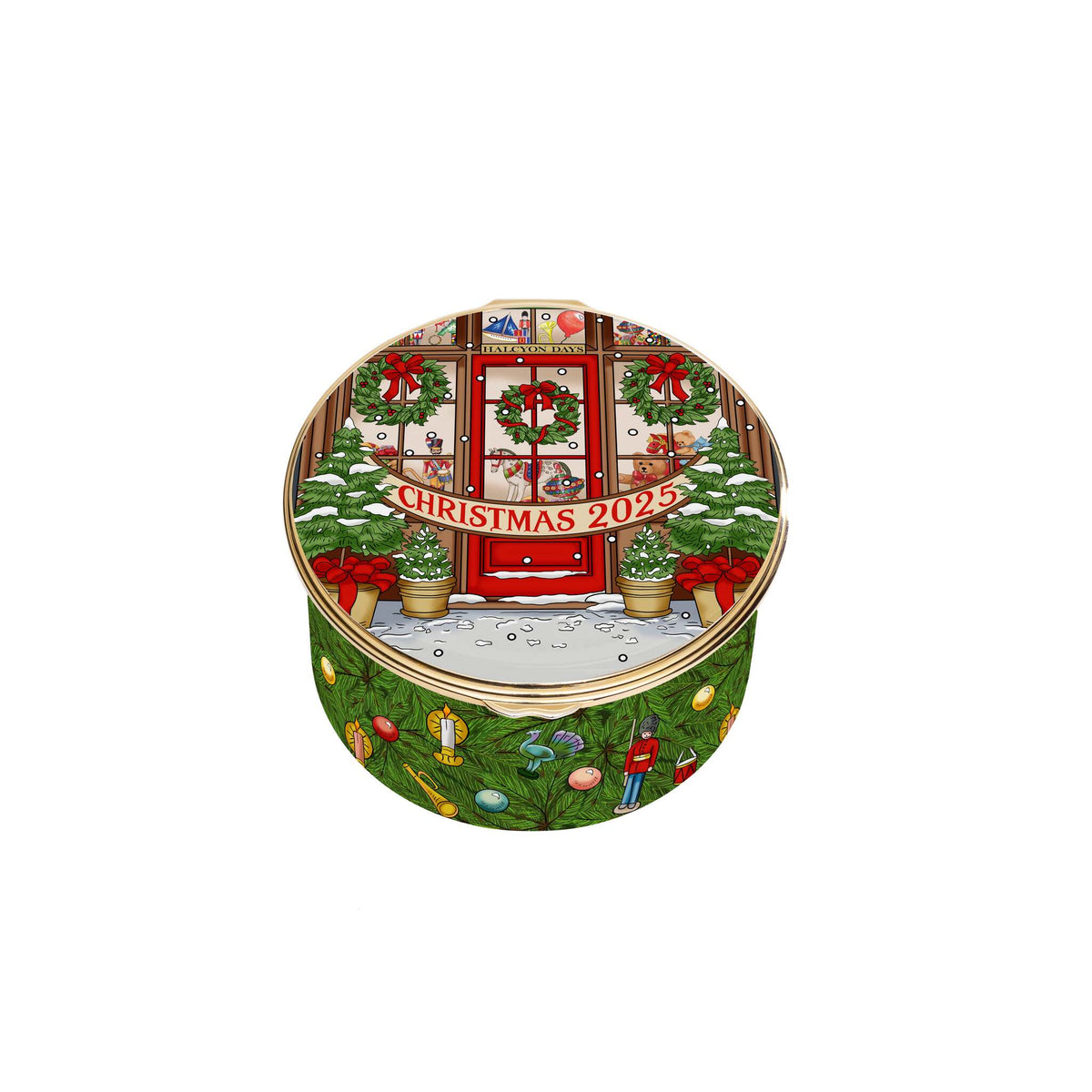Halcyon Days 2025 Christmas Musical Box - the Wonder of Christmas, alternate view
