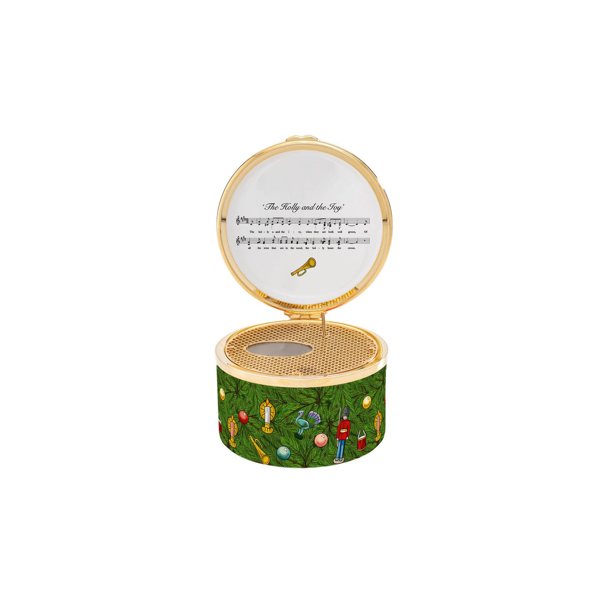 Halcyon Days 2025 Christmas Musical Box - the Wonder of Christmas, alternate view