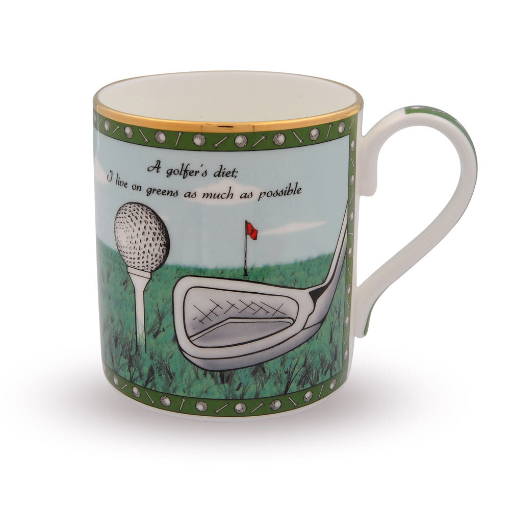 Halcyon Days A Golfer's Diet Mug