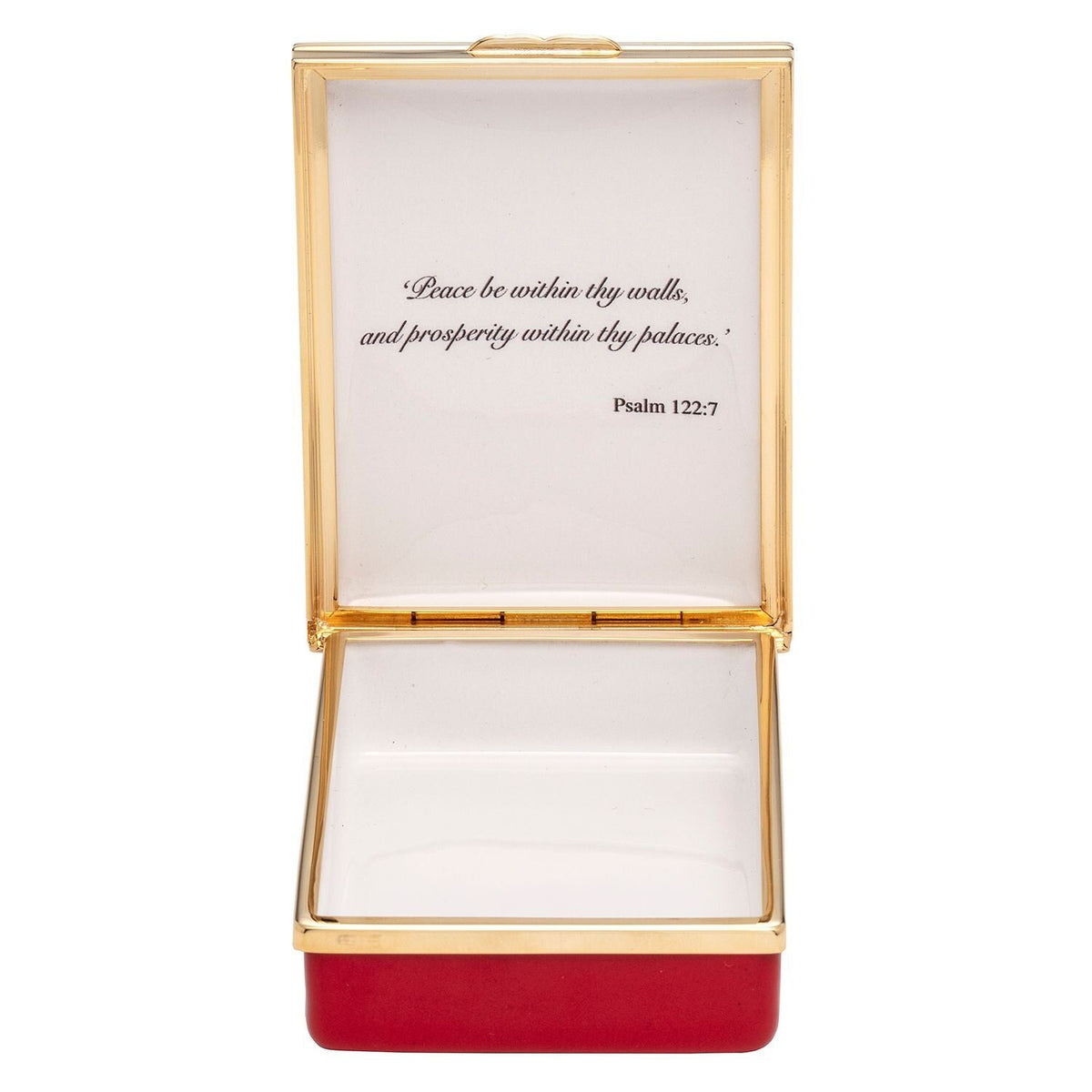 Halcyon Days "A Royal Fanfare" Enamel Box, alternate view