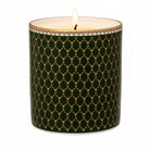 Halcyon Days Antler Trellis Green - Fine Bone China Candle – Sandalwood & Vetiver