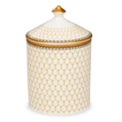 Halcyon Days Antler Trellis Ivory - Fine Bone China Candle – Hyacinth, alternate view