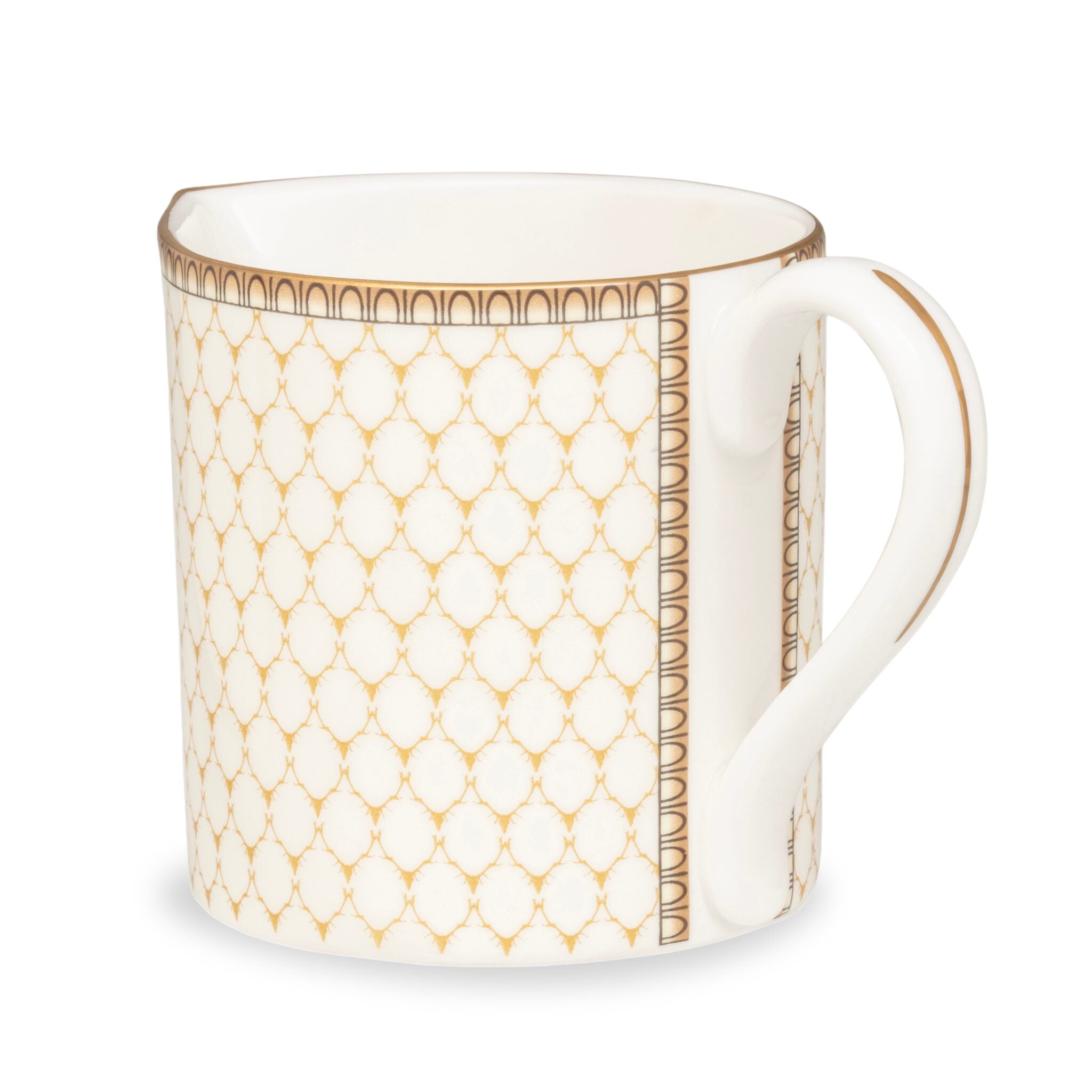 Halcyon Days Antler Trellis Ivory - Fine Bone China Creamer