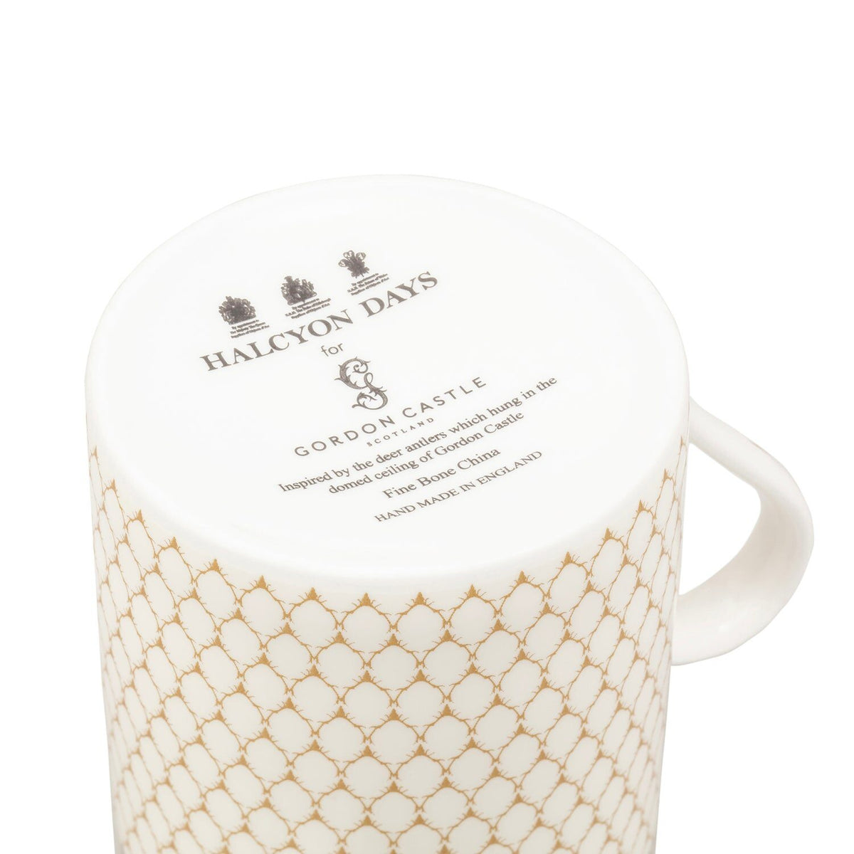 Halcyon Days Antler Trellis Ivory - Fine Bone China Mug, alternate view