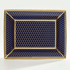 Halcyon Days Antler Trellis Midnight - Fine Bone China Trinket Tray