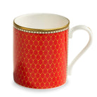 Halcyon Days Antler Trellis Red Mug