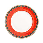 Halcyon Days Antler Trellis & Stag Red 8" Plate