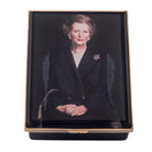 Halcyon Days Baroness Thatcher By Richard Stone Enamel Box