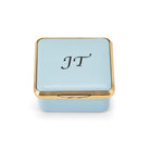 Halcyon Days Blank Canvas Enamel Box in Blue