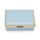 Halcyon Days Blank Canvas Large Enamel Box in Blue