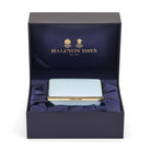 Halcyon Days Blank Canvas Large Enamel Box in Blue, alternate view