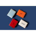 Halcyon Days Blank Canvas Large Enamel Box in Orange, alternate view