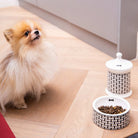 Halcyon Days Bone Trellis Small Dog Treat Jar, alternate view