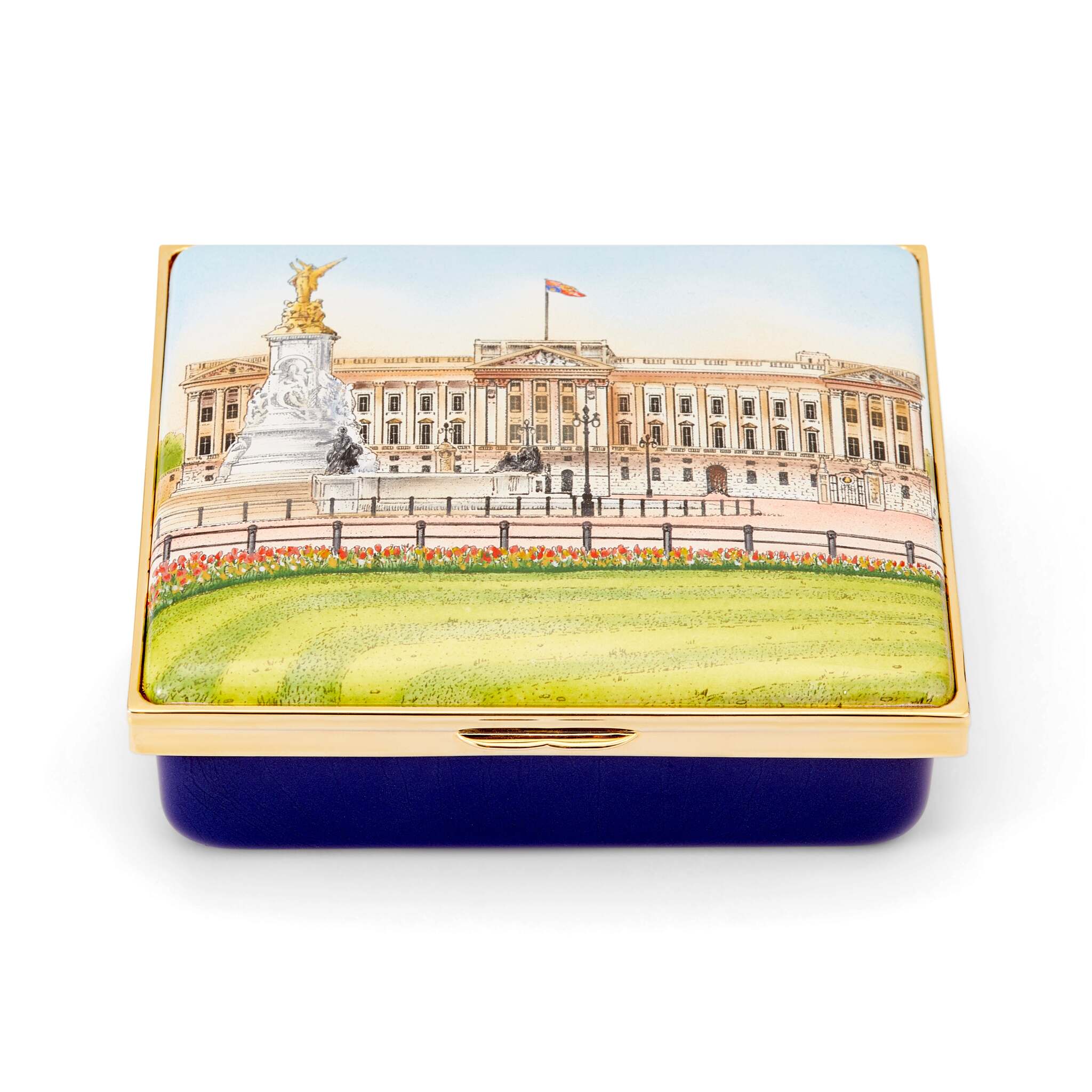 Halcyon Days Buckingham Palace Enamel Box