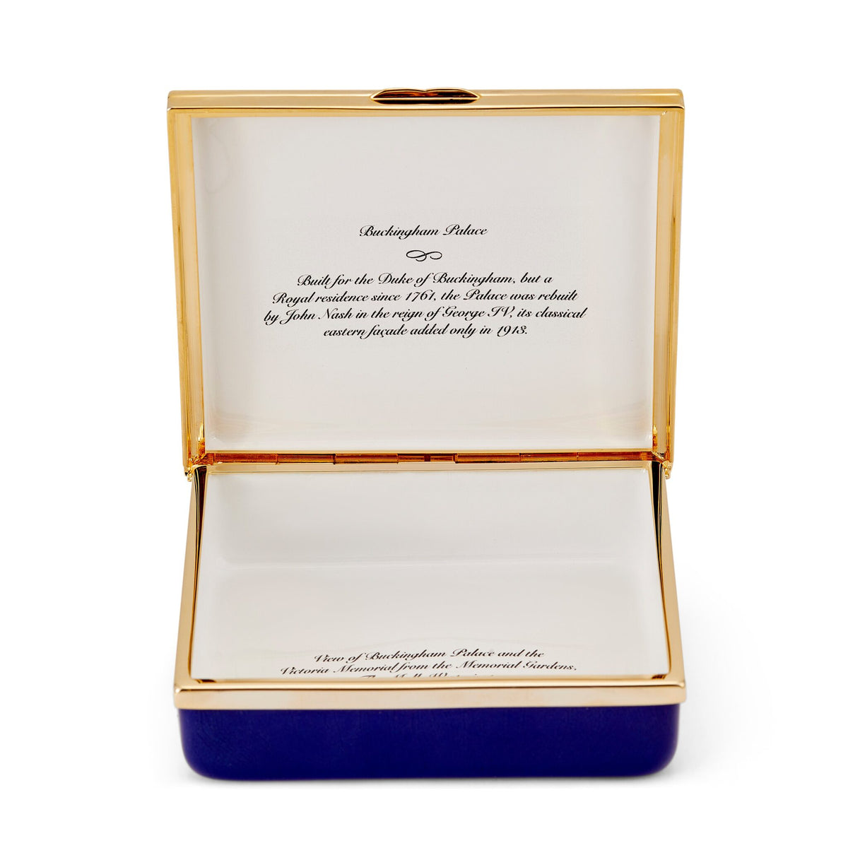 Halcyon Days Buckingham Palace Enamel Box, alternate view