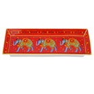 Halcyon Days Ceremonial Indian Elephant Rectangular Pen Tray