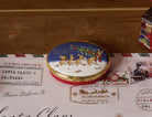 Halcyon Days Christmas Is Family Enamel Box