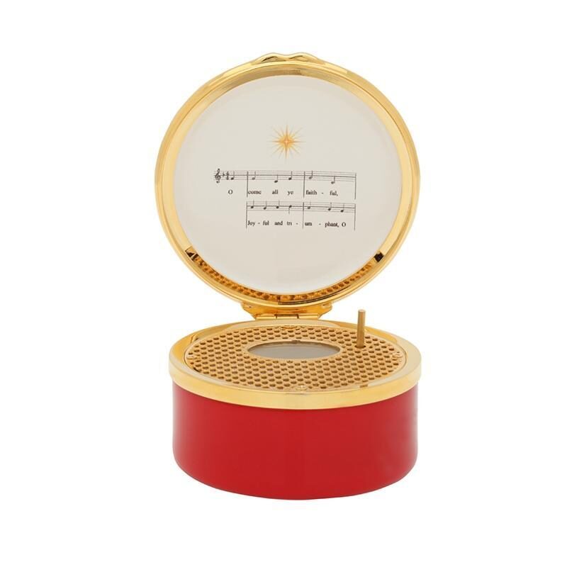 Halcyon Days Christmas Morning Musical Box, alternate view
