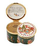 Halcyon Days Christmas Nursery Enamel Musical Box