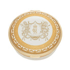 Halcyon Days Coronation Gold Enamel Box