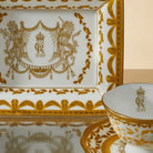 Halcyon Days Coronation Gold Fluted Tea Cup & Saucer Cup & Saucer Set, alternate view