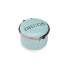Halcyon Days D.R. Harris Round "Drugs" Enamel Box in Celadon Green