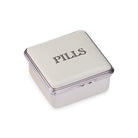 Halcyon Days D.R. Harris Square "Pills" Enamel Box in Apothecary White