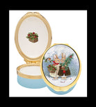 Halcyon Days Friendship At Christmas Enamel Box