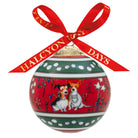 Halcyon Days Girls in Pearls 3" Bauble Christmas Ornament