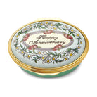 Halcyon Days "Happy Anniversary" Enamel Box - Personalised
