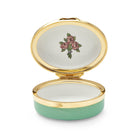 Halcyon Days "Happy Anniversary" Enamel Box - Personalised, alternate view