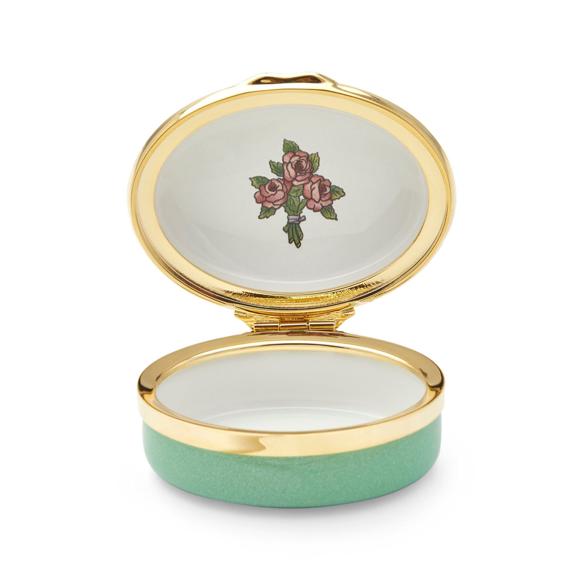 Halcyon Days "Happy Anniversary" Enamel Box - Personalised, alternate view