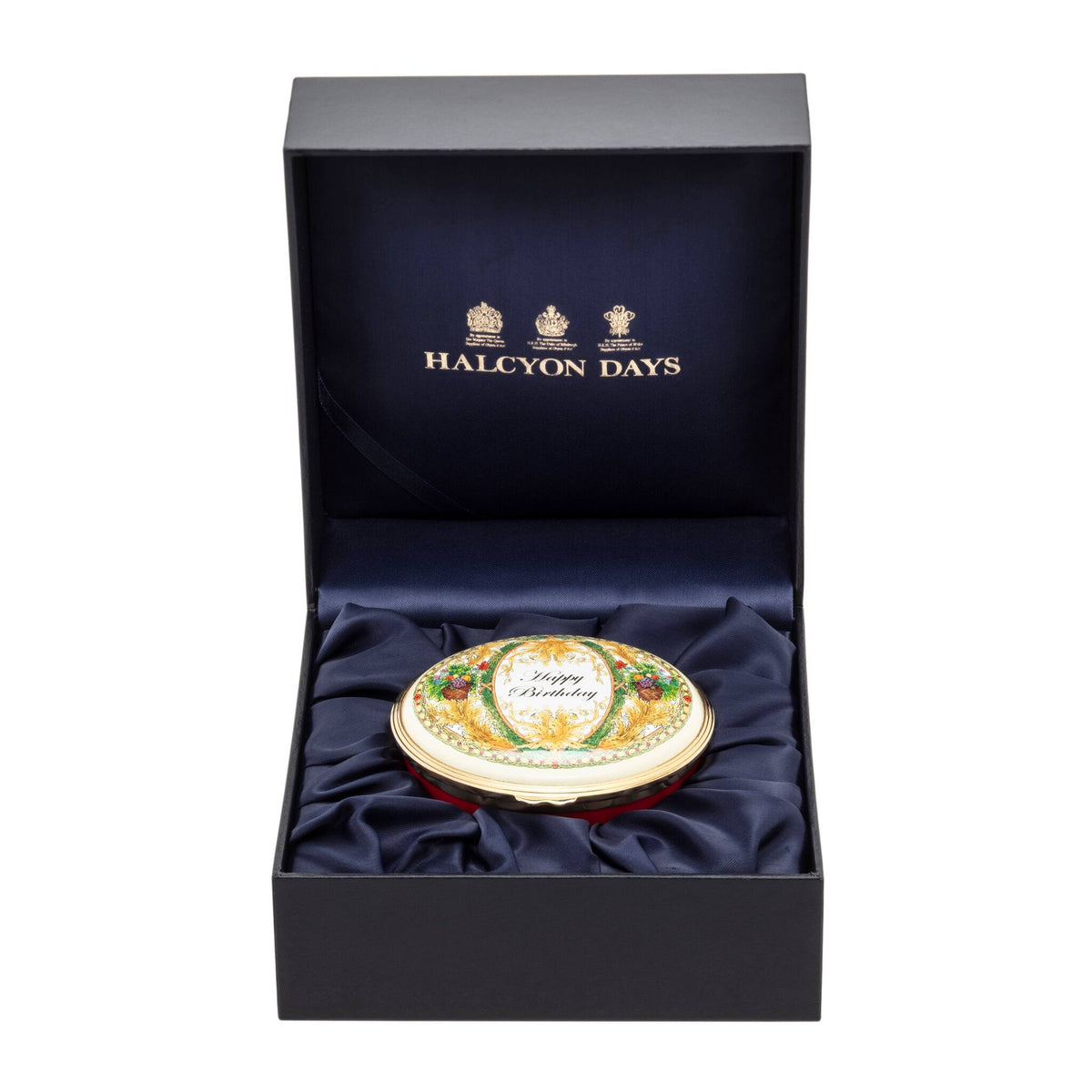 Halcyon Days "Happy Birthday" Musical Box, alternate view