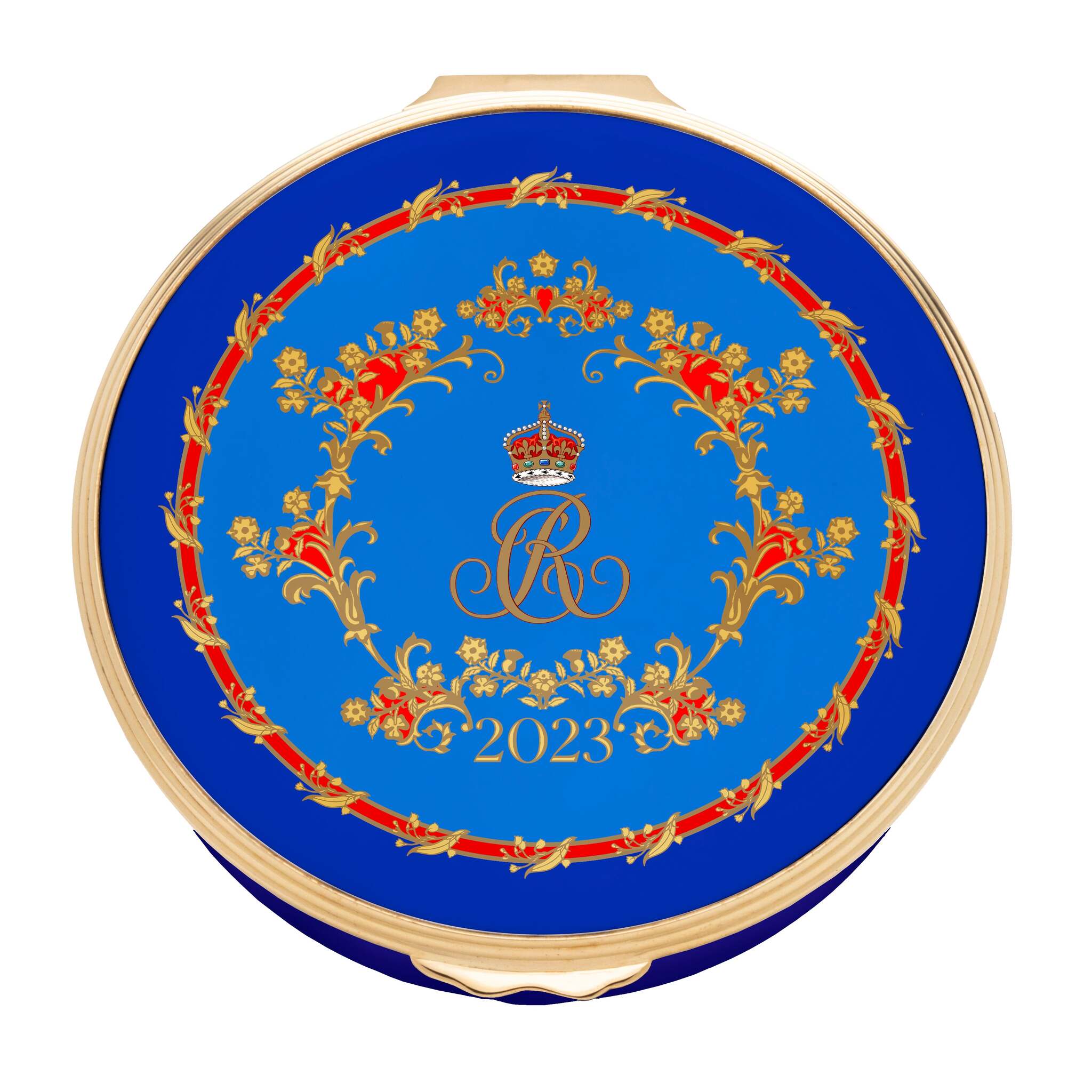 Halcyon Days Her Majesty Queen Camilla Enamel Box