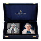 Halcyon Days Her Majesty Queen Elizabeth II - Chris Levine Set of Enamel Boxes