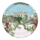 Halcyon Days "Highgrove at Christmas" - Round Birchwood Tray