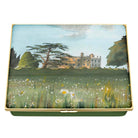 Halcyon Days HM King's Watercolour - Highgrove House Leather-lined Enamel Box
