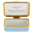 Halcyon Days HM King's Watercolours - Sandringham House Enamel Box, alternate view