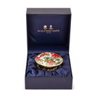Halcyon Days "Holly & the Ivy" Enamel Musical Box, alternate view
