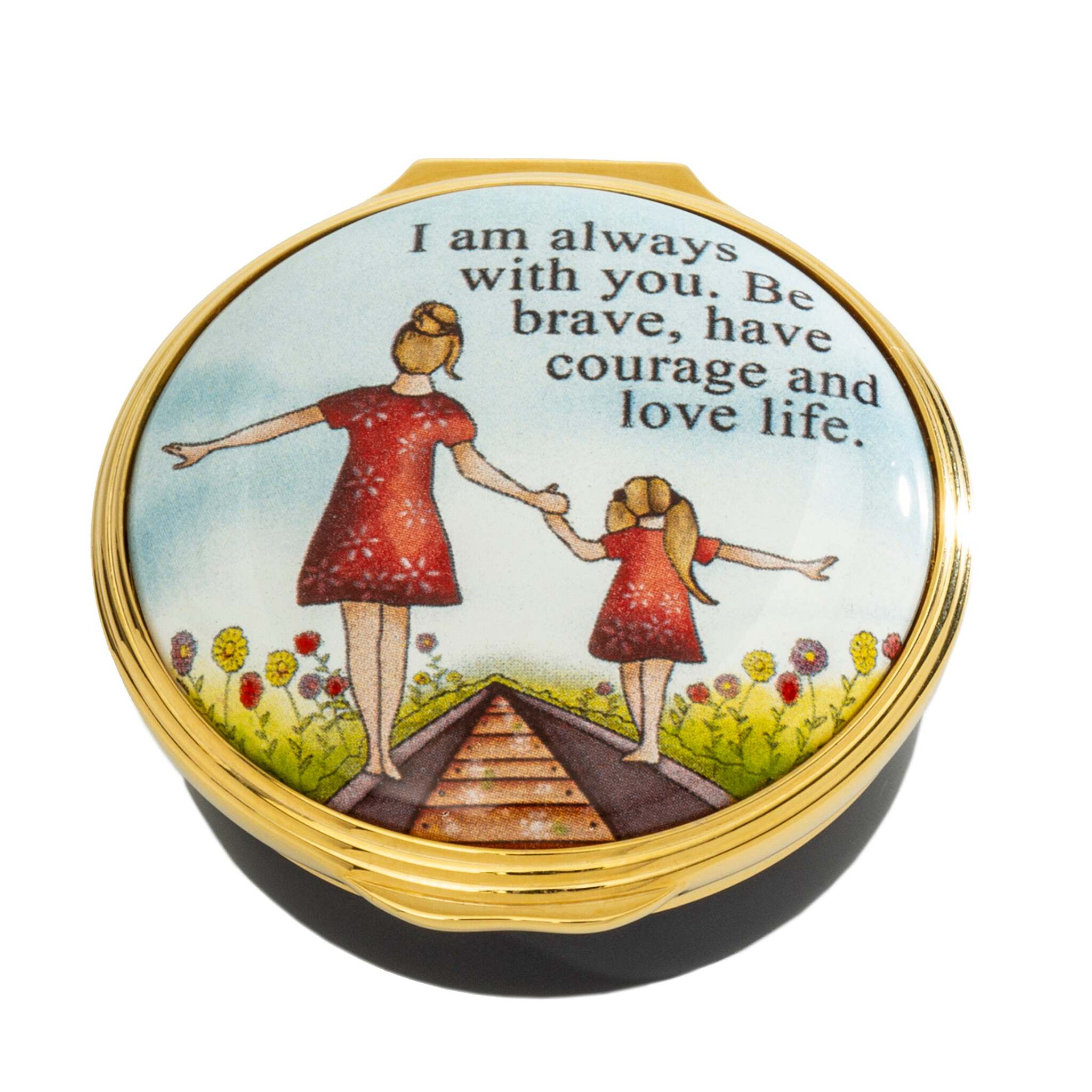 Halcyon Days "I Am Always with You" Enamel Box