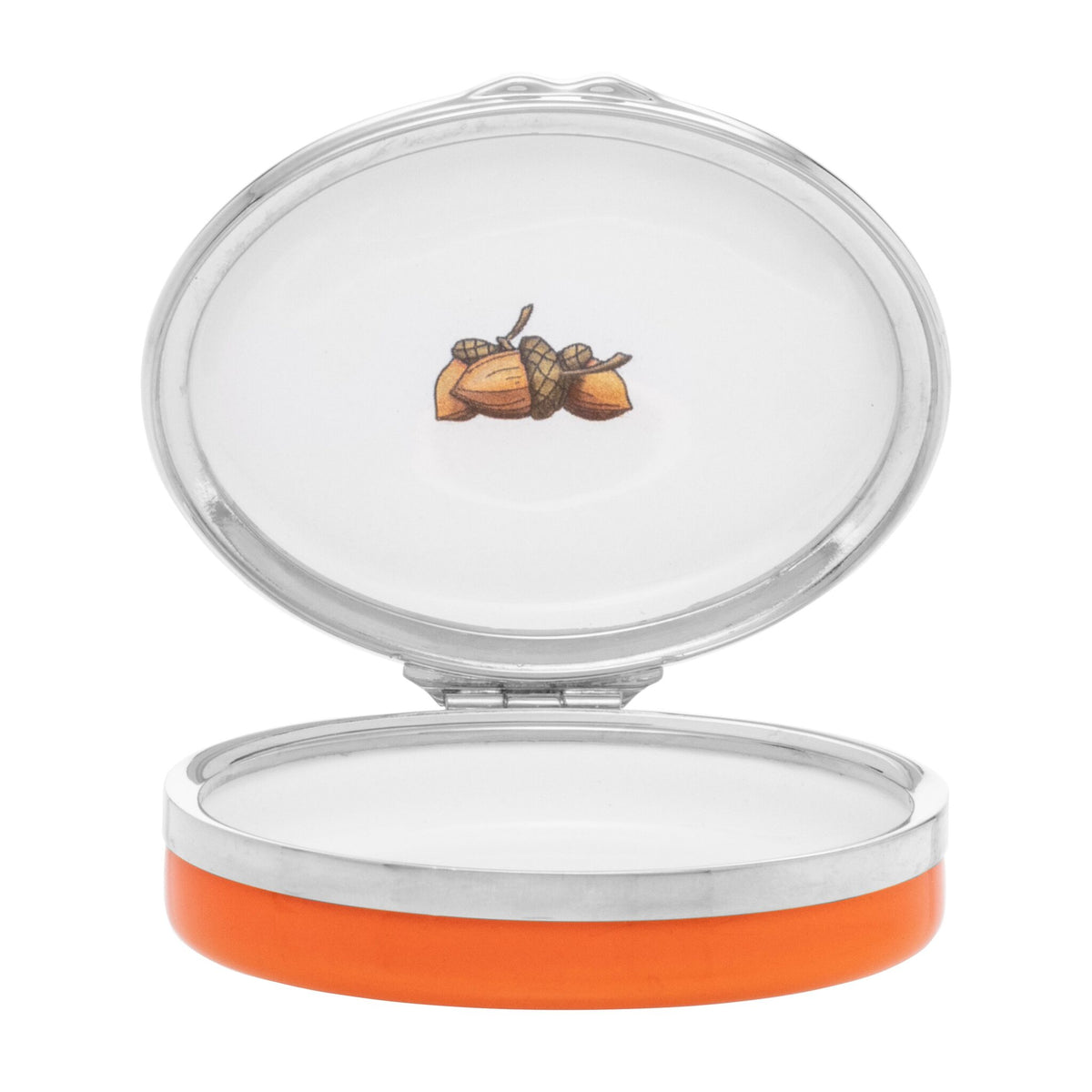 Halcyon Days "I'm Nuts About You" Enamel Box, alternate view