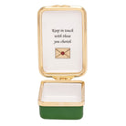 Halcyon Days Keep in Touch Enamel Box, alternate view