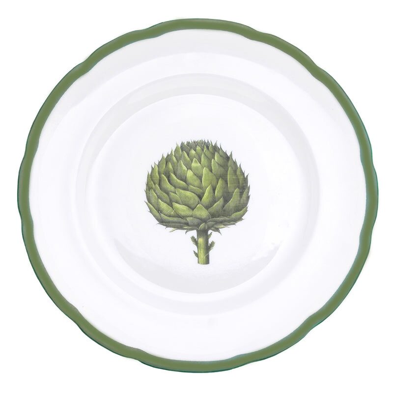 Halcyon Days Kitchen Garden Artichoke 8" Audley Plate, alternate view