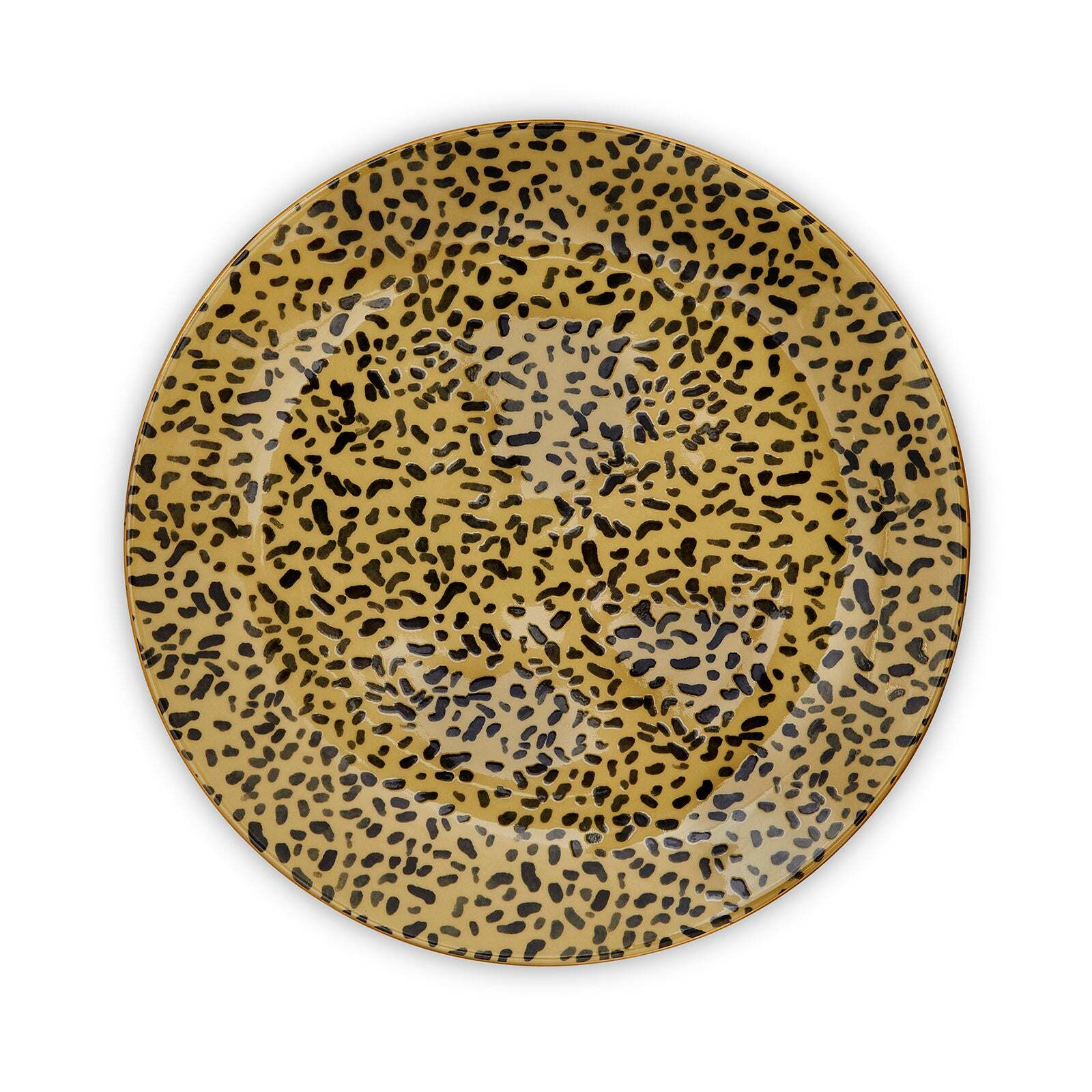 Halcyon Days Leopard 8" Coupe Plate