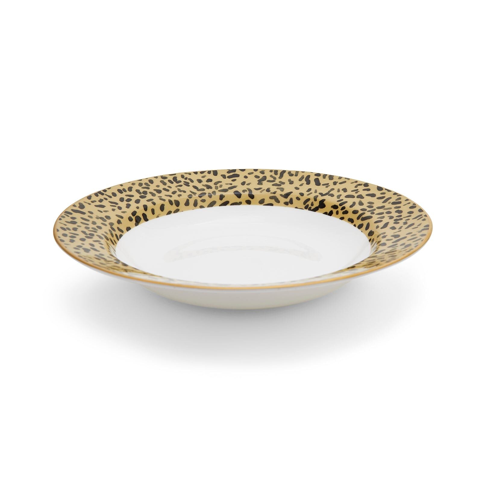 Halcyon Days Leopard 9" Soup Bowl